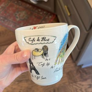 Anthropologie Paris city mug